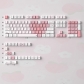 Peaches 104+25 Full PBT Dye-subbed Keycaps Set for Cherry MX Mechanical Gaming Keyboard